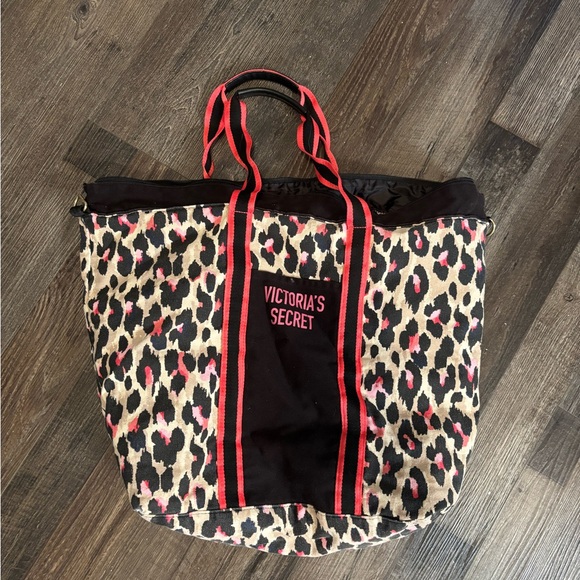 Victoria's Secret Leopard Print Tote Bag - Picture 1 of 5